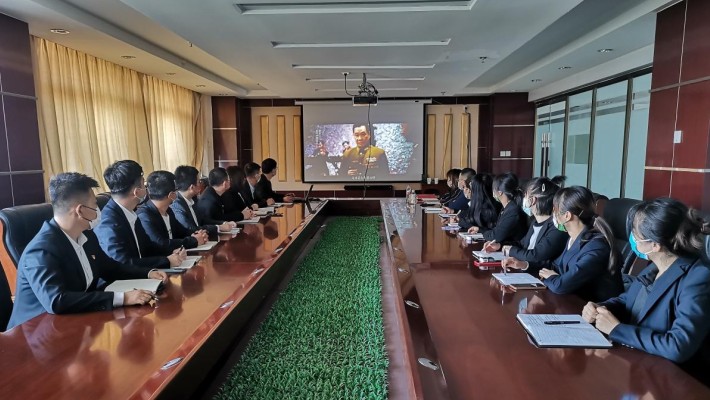 “慶國慶、祖國頌，學司史、知司情”裝備公司團委組織召開主題學習活動
